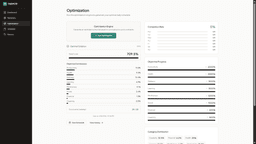 Schedule optimization